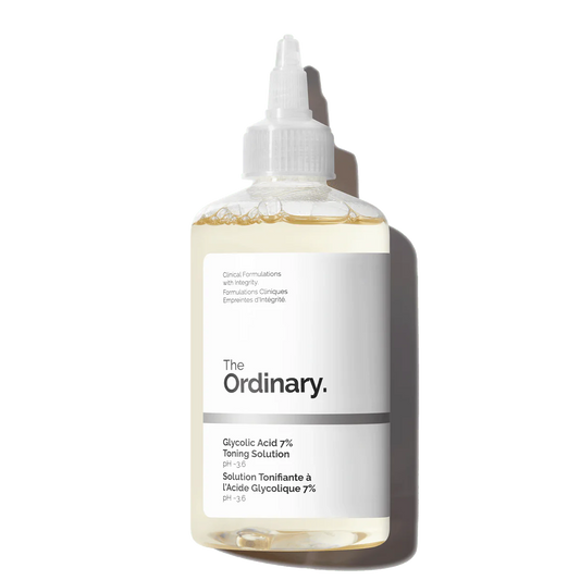 The Ordinary Glycolic Acid 7% Toning Solution – Exfoliating Face Toner for Radiant Skin, Removes Dead Skin Cells, Brightens & Smoothens, 240ml