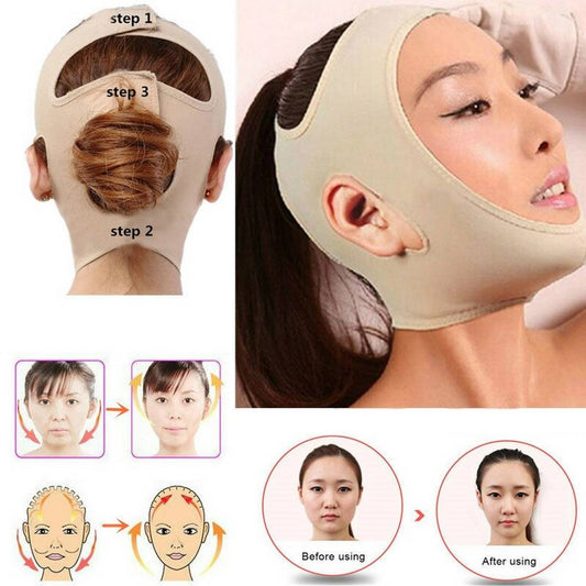 Face Slimming Mask – V Shape Lifting Belt for Double Chin & Jawline Contouring