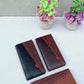 Dual Tone Long Wallet with 14 Card Slots & Zipper Pocket – Black