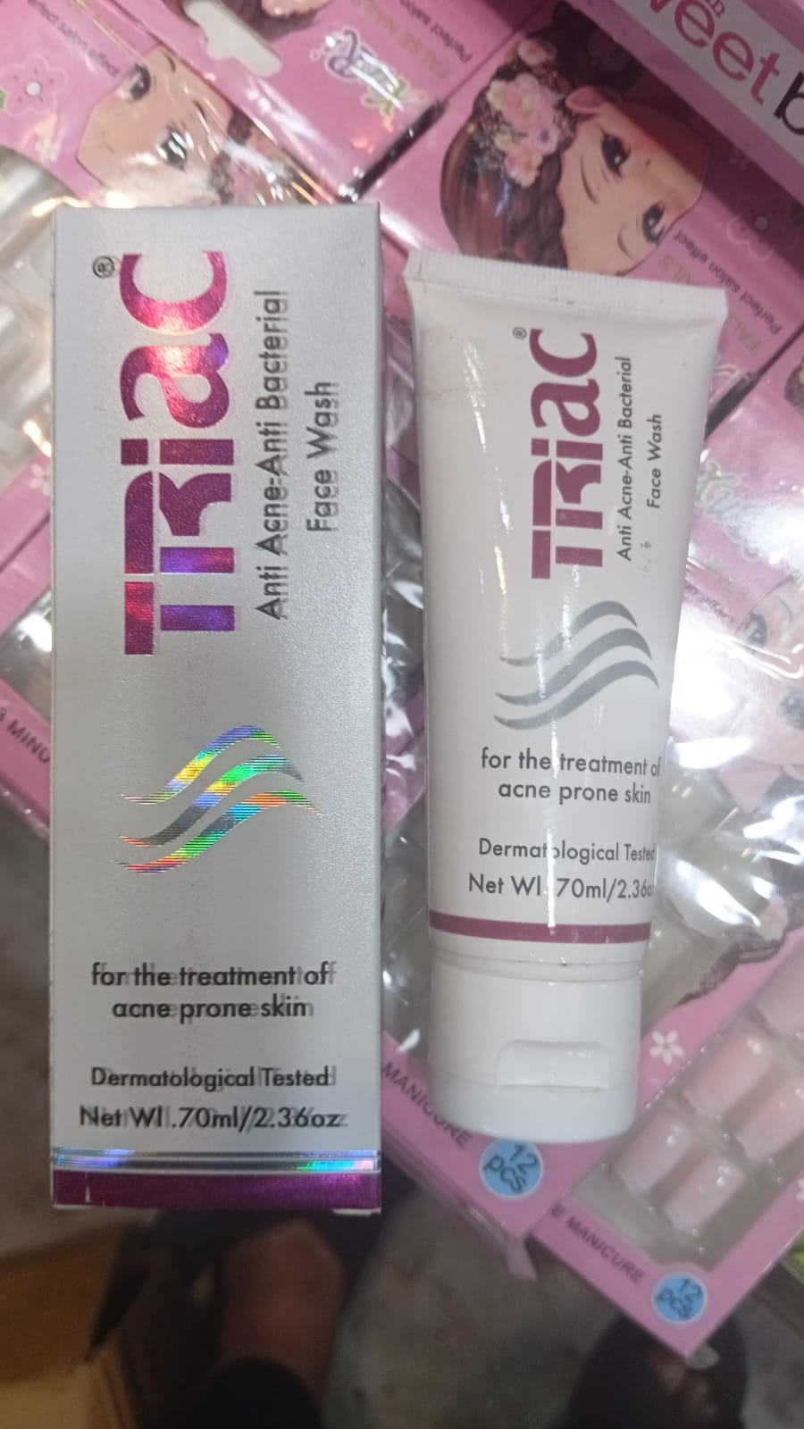Triac Anti Acne Bacterial Facewash 70ml for Acne-Prone skin